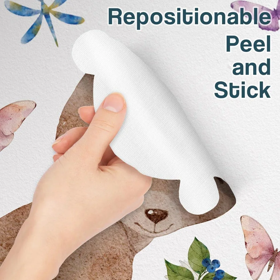 kina - Adesivo Murale Bambini Decorazione Parete Cameretta R00579 - Eco-Tessuto, Ecologico Anallergico, Riposizionabile, Effetto Carezza, Asilo Nido - Grafica Piccolo Principe e Misura 100x30 cm
