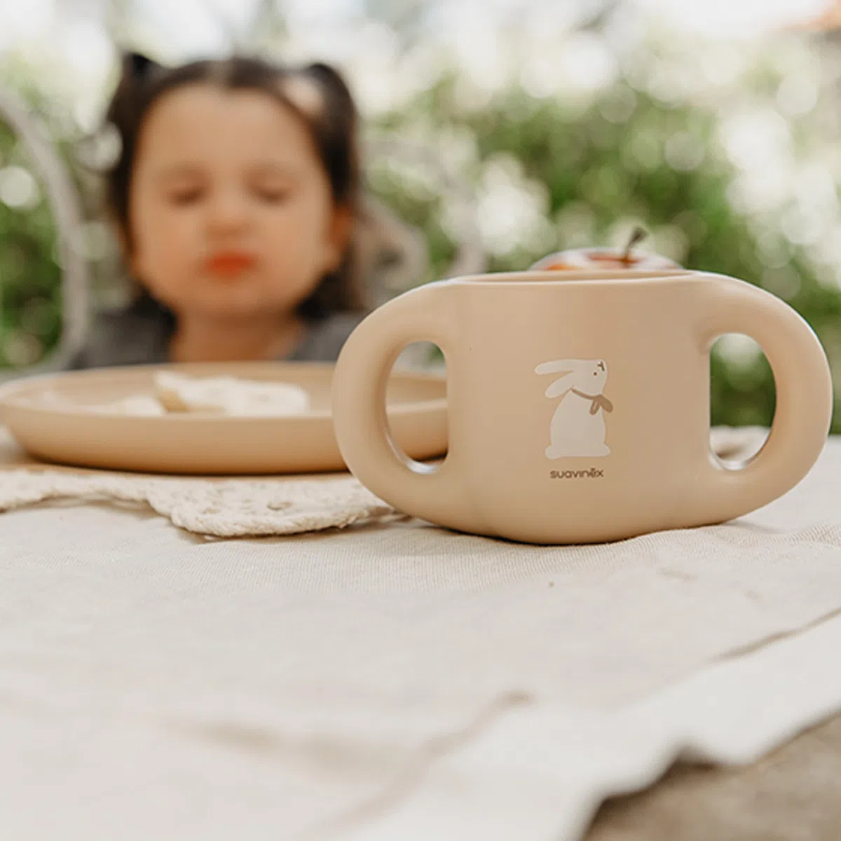 Suavinex Set Svezzamento Bambina, Training Esercitarsi A Mangiare Da Soli, Cinque Pezzi, Confezione Da Uno, Rosa, ‎8.3 x 41.4 x 31.4 cm, 500 grammi, Modelli assortiti
