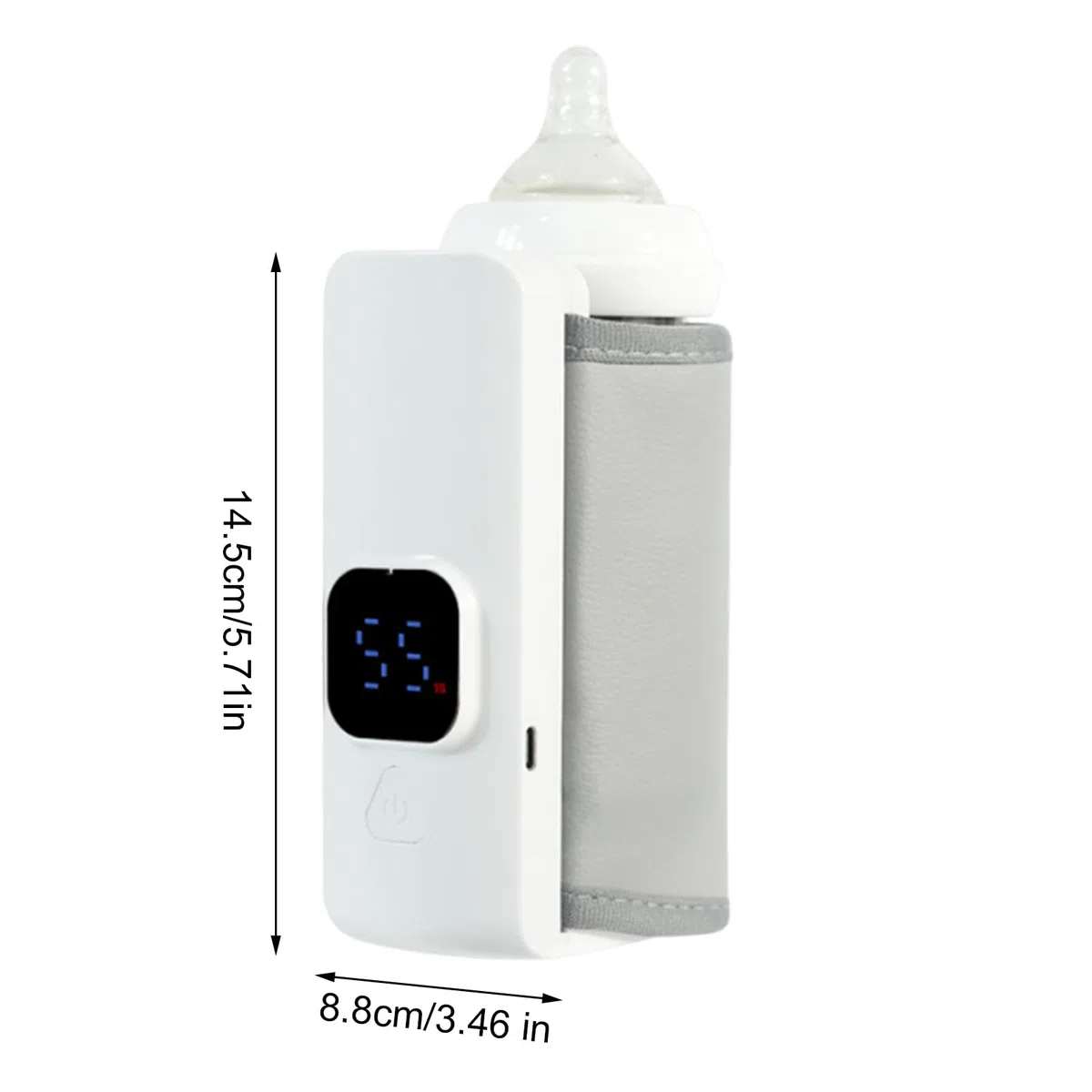 Scalda Latte Portatile | Veloce Display Intelligente Forniture Portatili,Scalda Biberon,Per Latte Materno Acqua Per Auto Casa Uso Quotidiano E Notturno