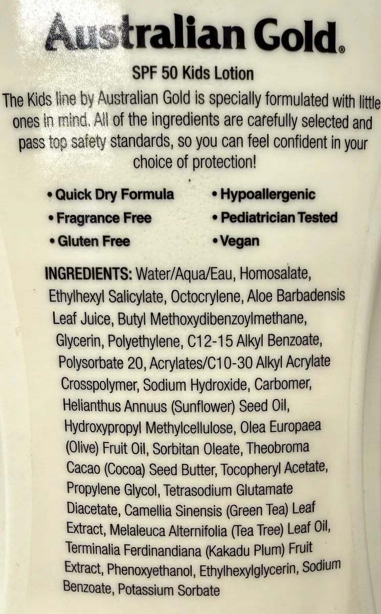 Australian Gold compatible - Kids Sunscreen Lotion SPF 50 237 ml