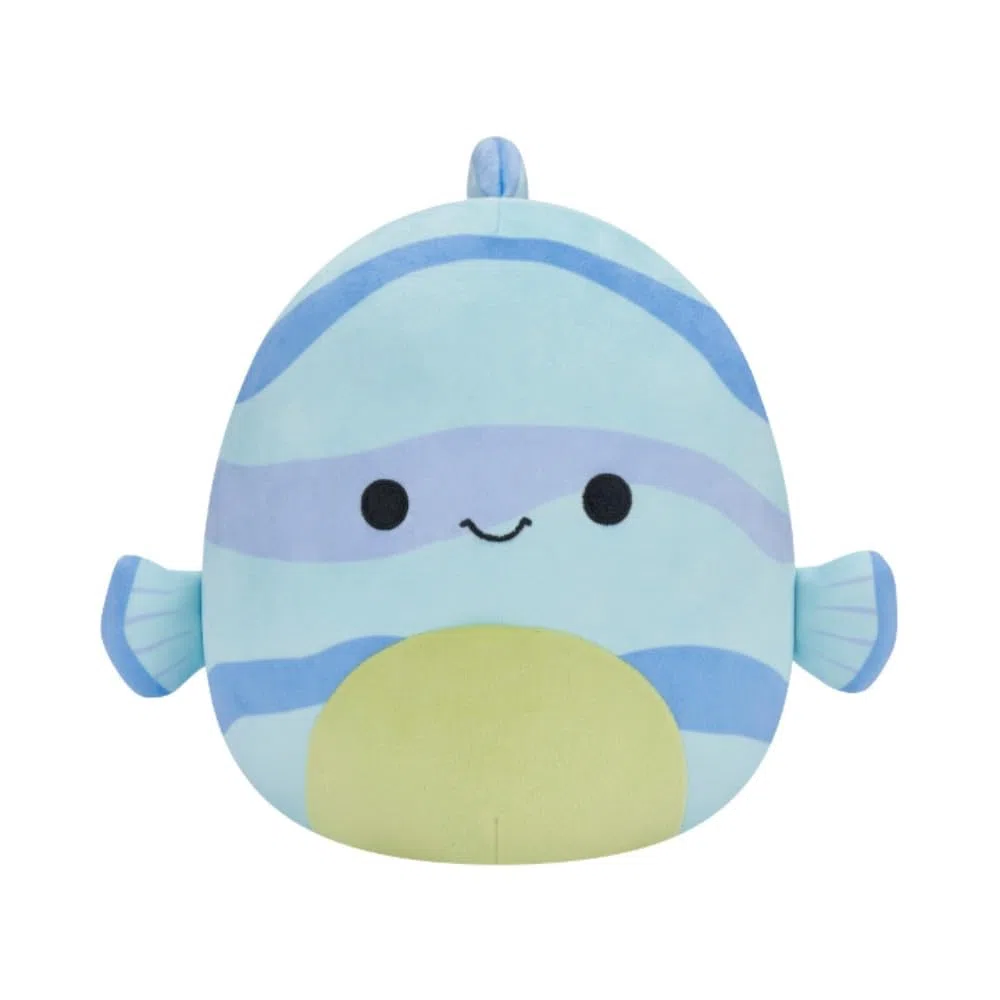Squishmallow - 19cm Plush - Leland The Blue Striped Fish (4069P16)