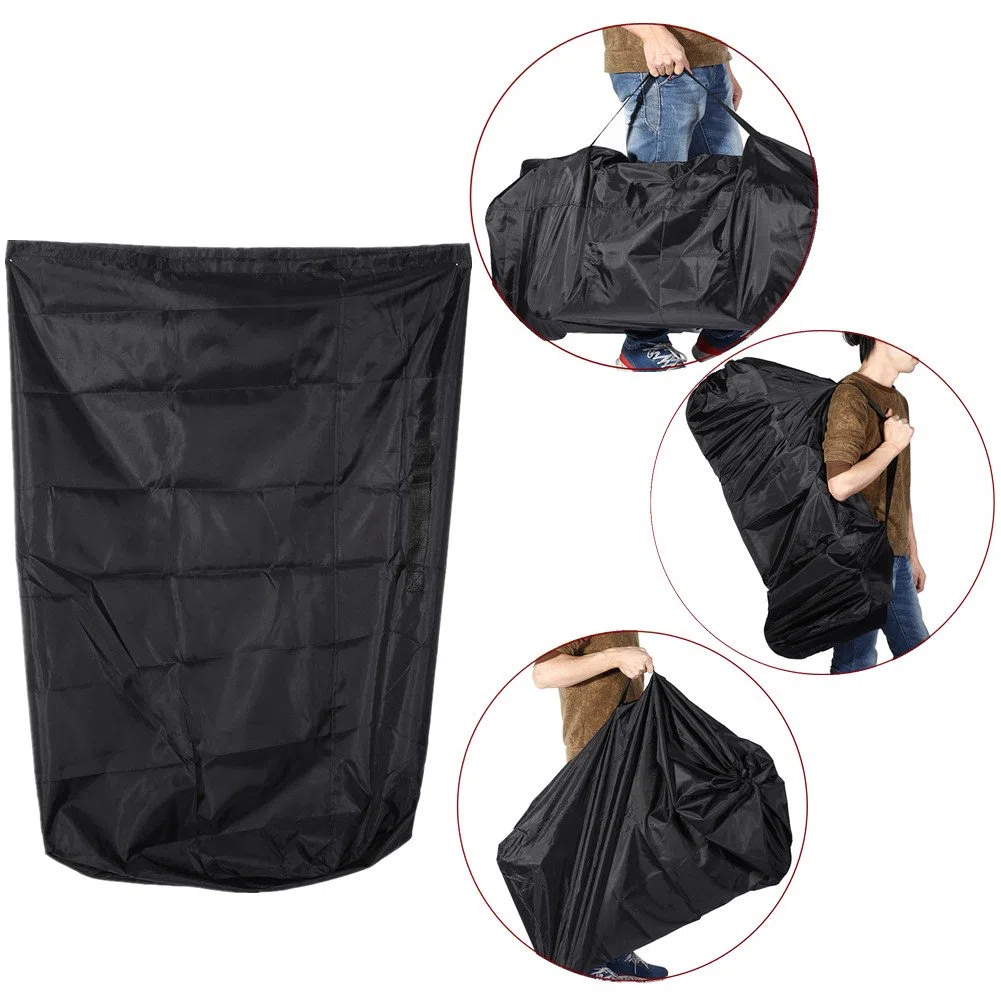 Garosa Borsa da Viaggio Universale per Passeggino, Impermeabile, Materiale Oxford, Nero, 114x30cm e 117x33cm, con Scomparti Organizzatore
