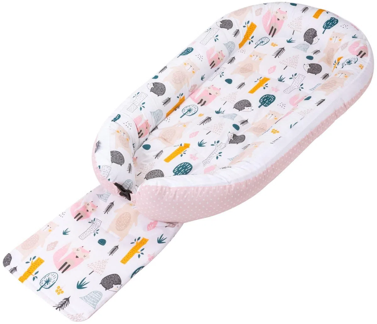 Bellochi | Set di 5 Pezzi per Neonato | Realizzato in 100% Cotone | Riduttore Lettino Neonato 90x60cm | Cuscino Bambino | Cuscino Neonato con Fodere | 4rest