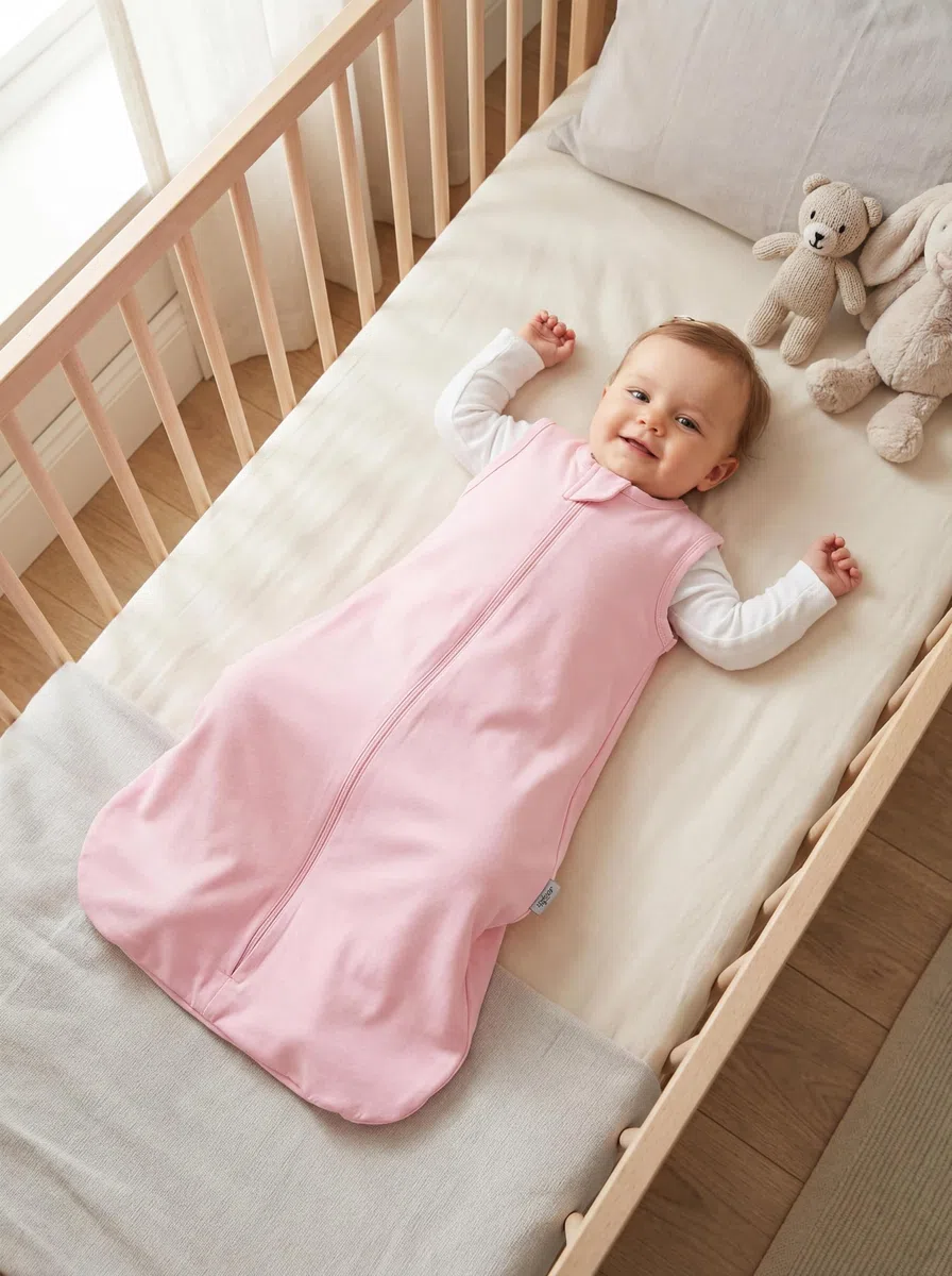 TupTam Sacco Nanna Estivo Neonato – Sacco Nanna 0.5 TOG Cotone OEKO-TEX, Traspirante, Unisex
