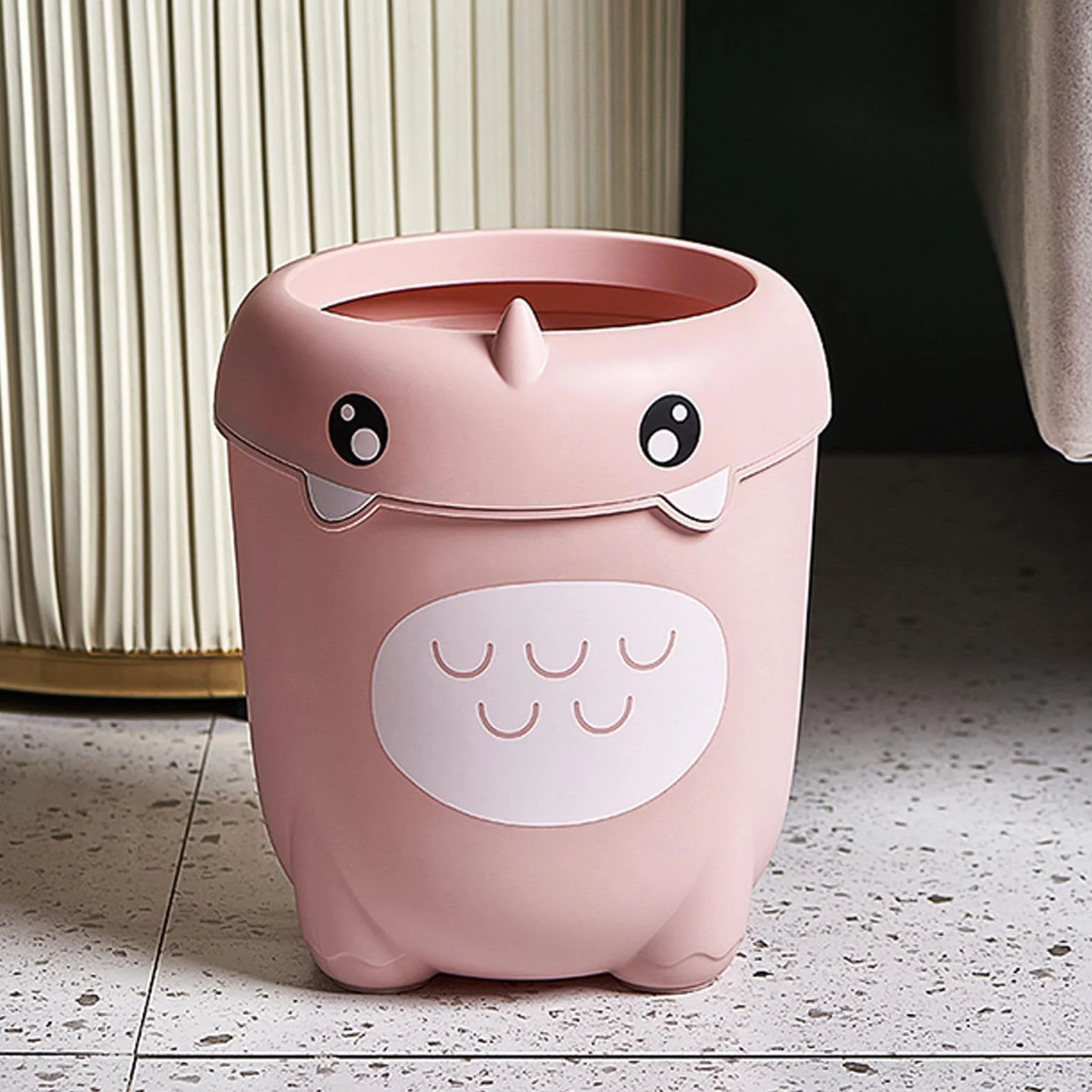 Générique Pattumiera per bambini, per bagno, cestino del fumetto, per la cameretta dei bambini, design aperto per ufficio, cucina, soggiorno, sotto tavolo, sala giochi