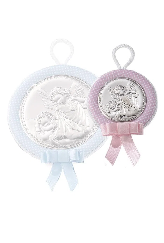SHALOM - Capoculla Rosa Angelo Custode. Diametro 6,5 Cm
