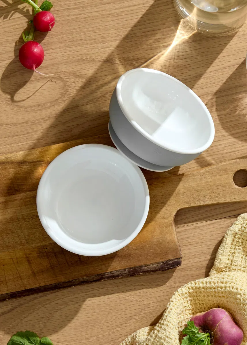 BabyBjörn Ciotola per bambini, 2 pezzi, Grigio