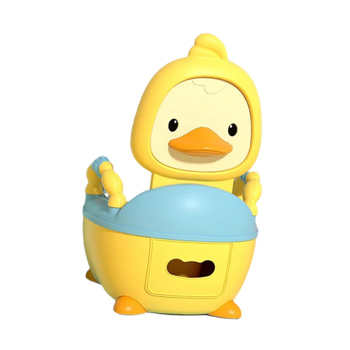 perfeclan Sedile vasino da bagno in vasino per bambini, versatili portatili sedile del bagno di allenamento vasino per la guida di viaggio, Giallo