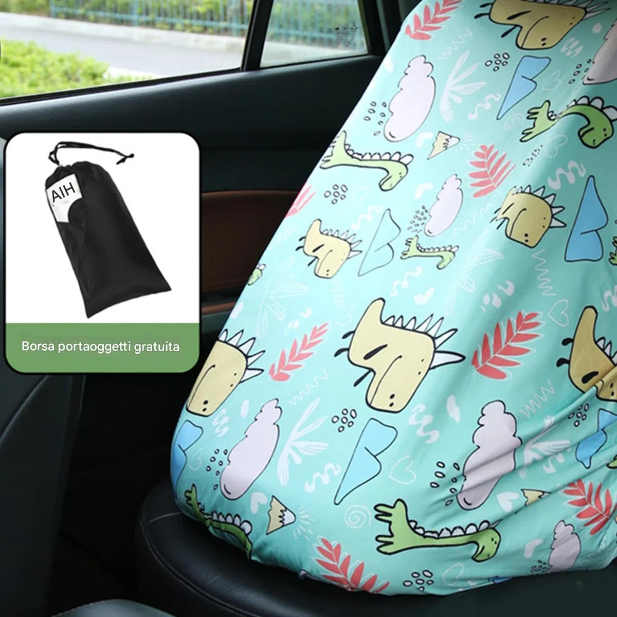 Copertura Per Seggiolino Auto - Copertura Parasole per Seggiolino Auto Bebè | Protezione Termica e UV da Viaggio per e Bambini