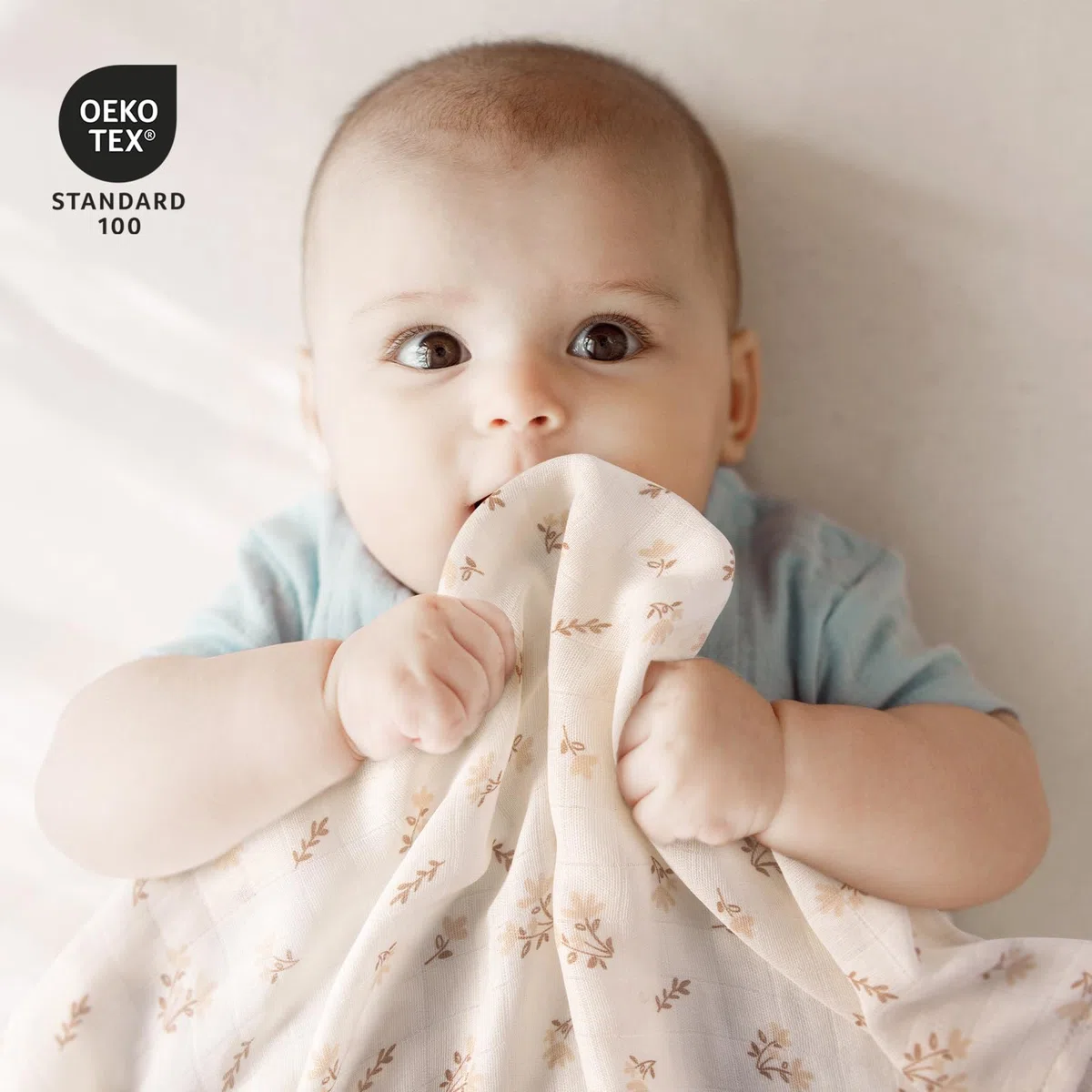 GLLQUEN BABY Salviette in mussola per neonati, 70 cm x 70 cm, confezione da 6 panni in cotone, assorbenti e traspiranti e ideali per pulire, pulire e coprire i neonati (girasole)