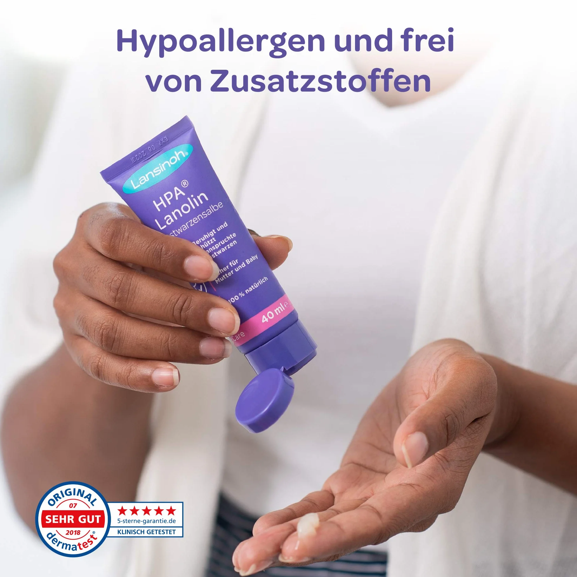 LANSINOH HPA Lanolin Brustwarzensalbe, 40 ml Unguento