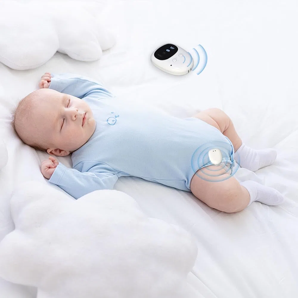 Wireless Allarme Enuresi Notturna, Allarme Pipì per Ragazzi Grils Vasino per Bambini Cura Degli Anziani Batteria Integrata con Suono 3 Modalità di Allarme