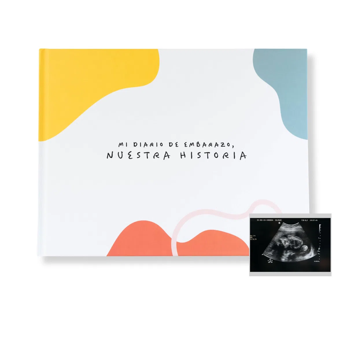 Diario e Albumm di gravidanza 9 mesi - Il mio diario di gravidanza, la nostra storia - regalo per future mamme - libro di gravidanza per salvare foto e ricordi - include pagine con adesivi