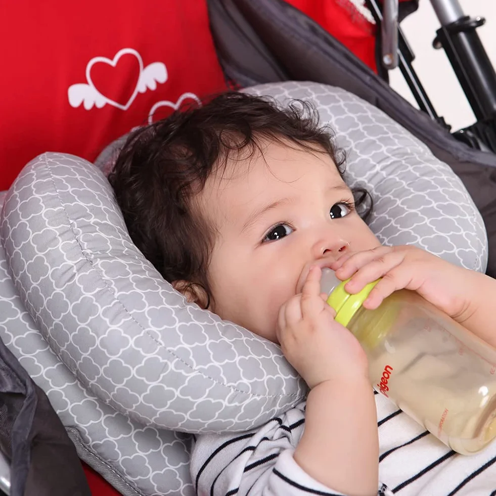 Cuscino Testa Piatta Bambino Cuscino Antisoffoco Neonato Culla Cuscino Bambini Cuscino Bambino Appena Nato Cuscino a Testa Piatta B,25