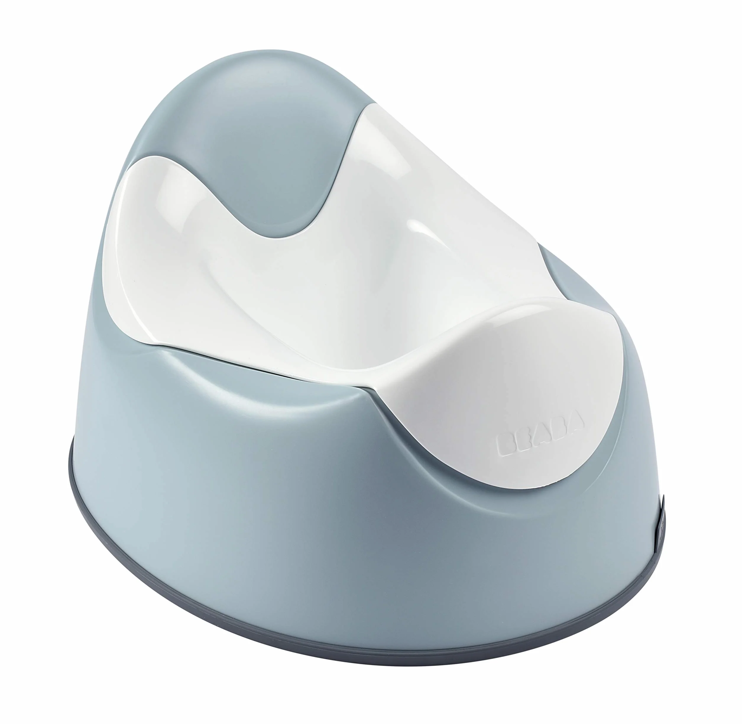 Béaba Vasino di Apprendimento, WC Ergonomico per Bambini, Antiscivolo, Igienico per i Neonati, Facile da Pulire e Rippore, Maniglie sulla Tazza per Tenersi, Made In France, Blu