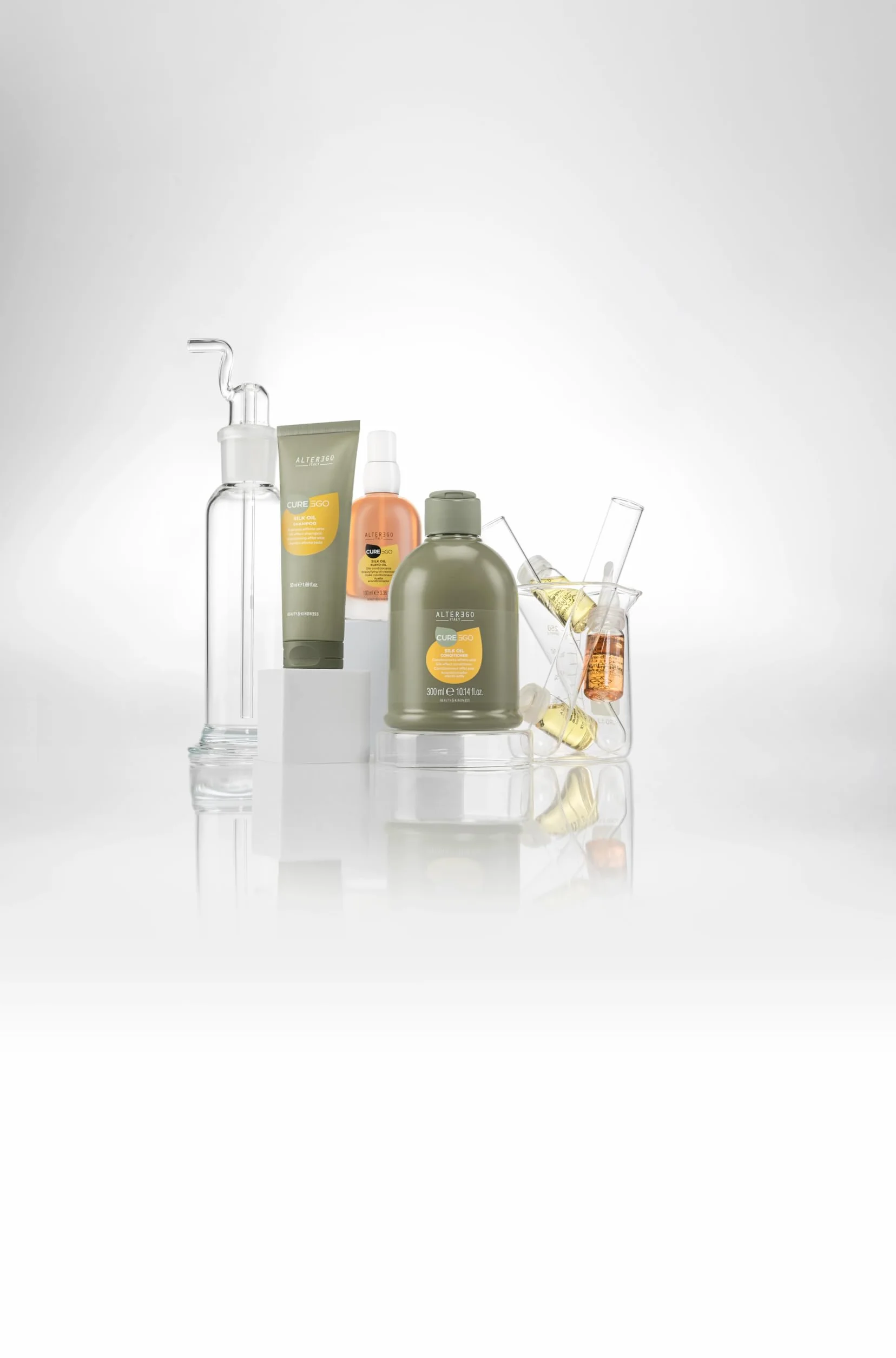 Alterego CureEgo Silk Oil Shampoo 950ml - Shampoo effetto seta