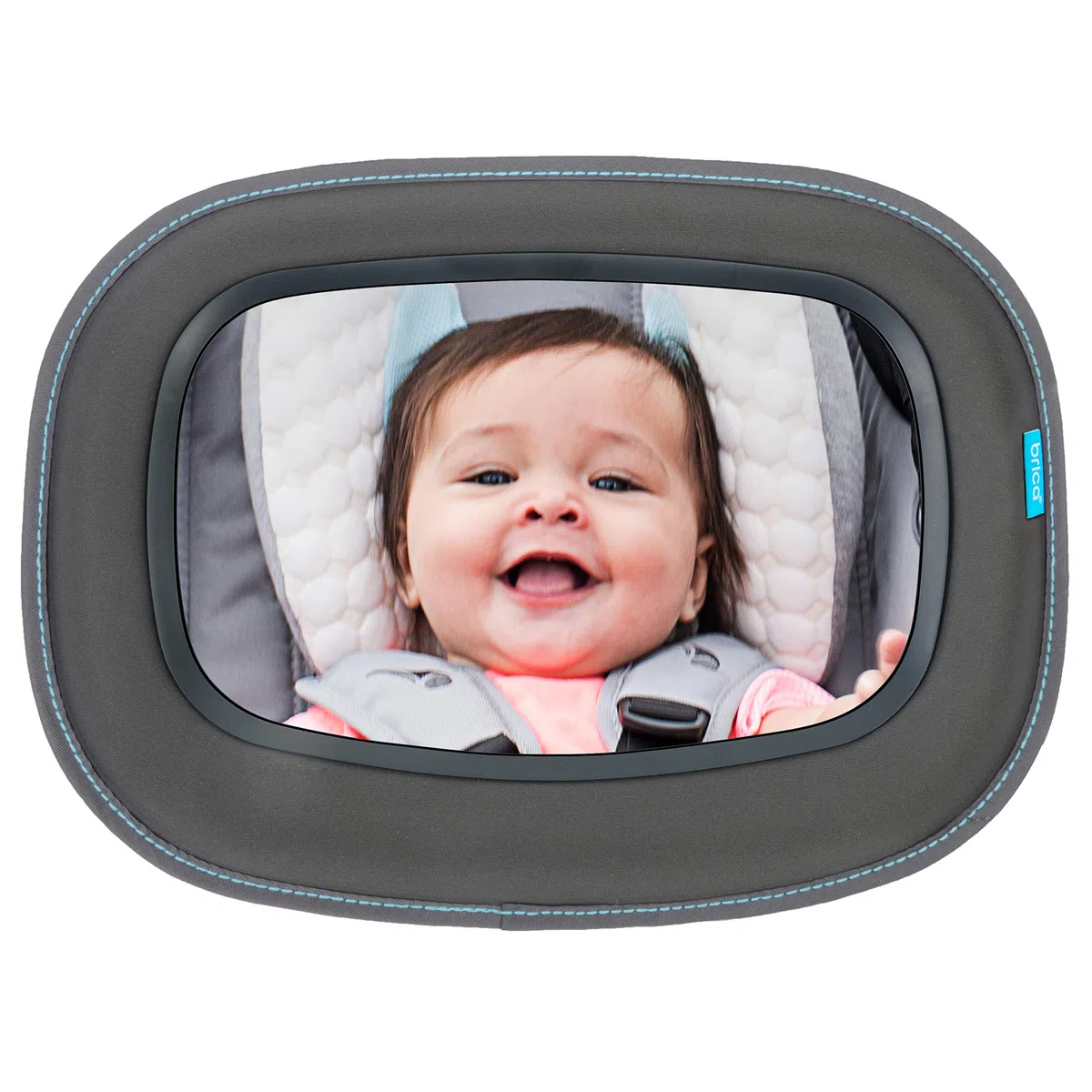 Munchkin Specchietto per seggiolino auto, Specchietto retrovisore grandangolare per bebe e bambini rivolti all'indietro, 100% infrangibile e testato contro gli urti, Accessori essenziali