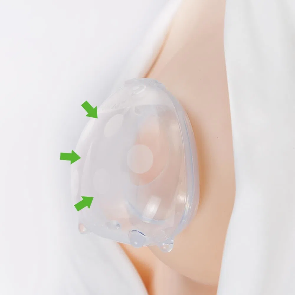 haakaa Coppette Raccoglilatte, Proteggi Capezzolo di Silicone, Materno Coppe Raccoglilatte, Sano e Innocuo, 1 Pezzi (75 ML)