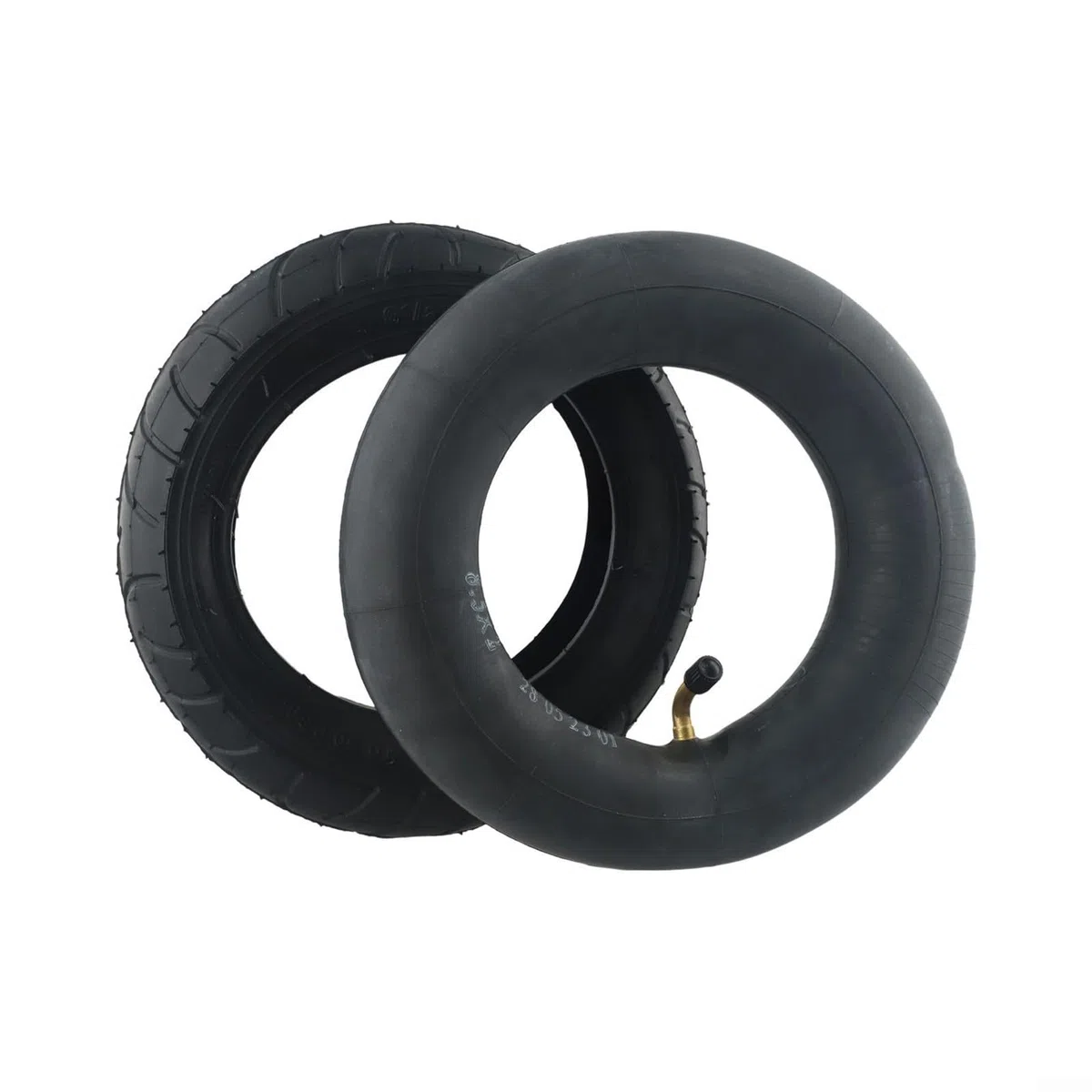 Set di pneumatici in gomma resistente e camera d'aria per carrozzina, carriola, scooter elettrico 8 1/2 x 2 (ruote interne+pneumatico)