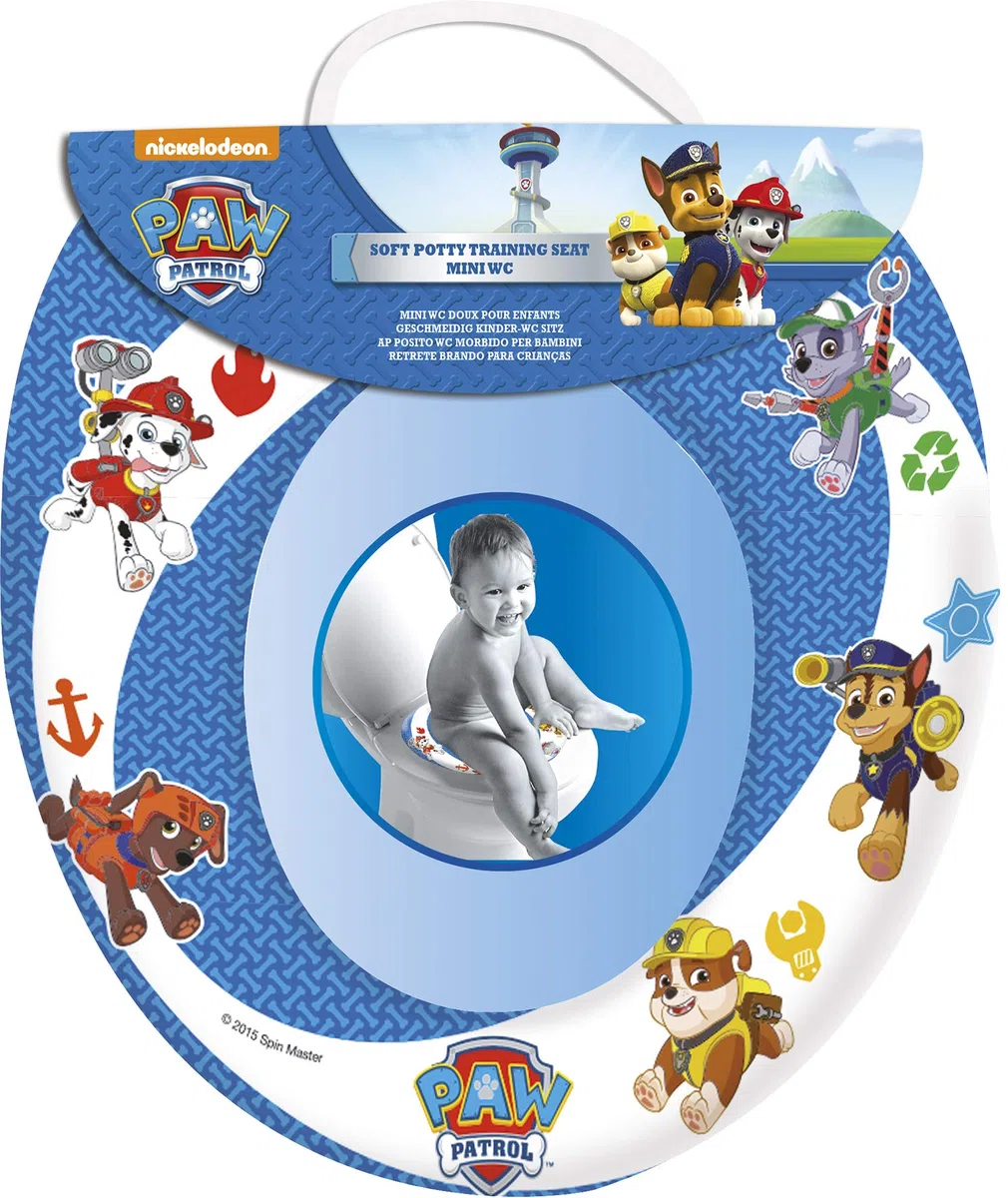 Nickelodeon Paw Patrol Sedile WC imbottito morbido per allenamento, Multicolor, 0.32 kg, 27.5 x 6 cm