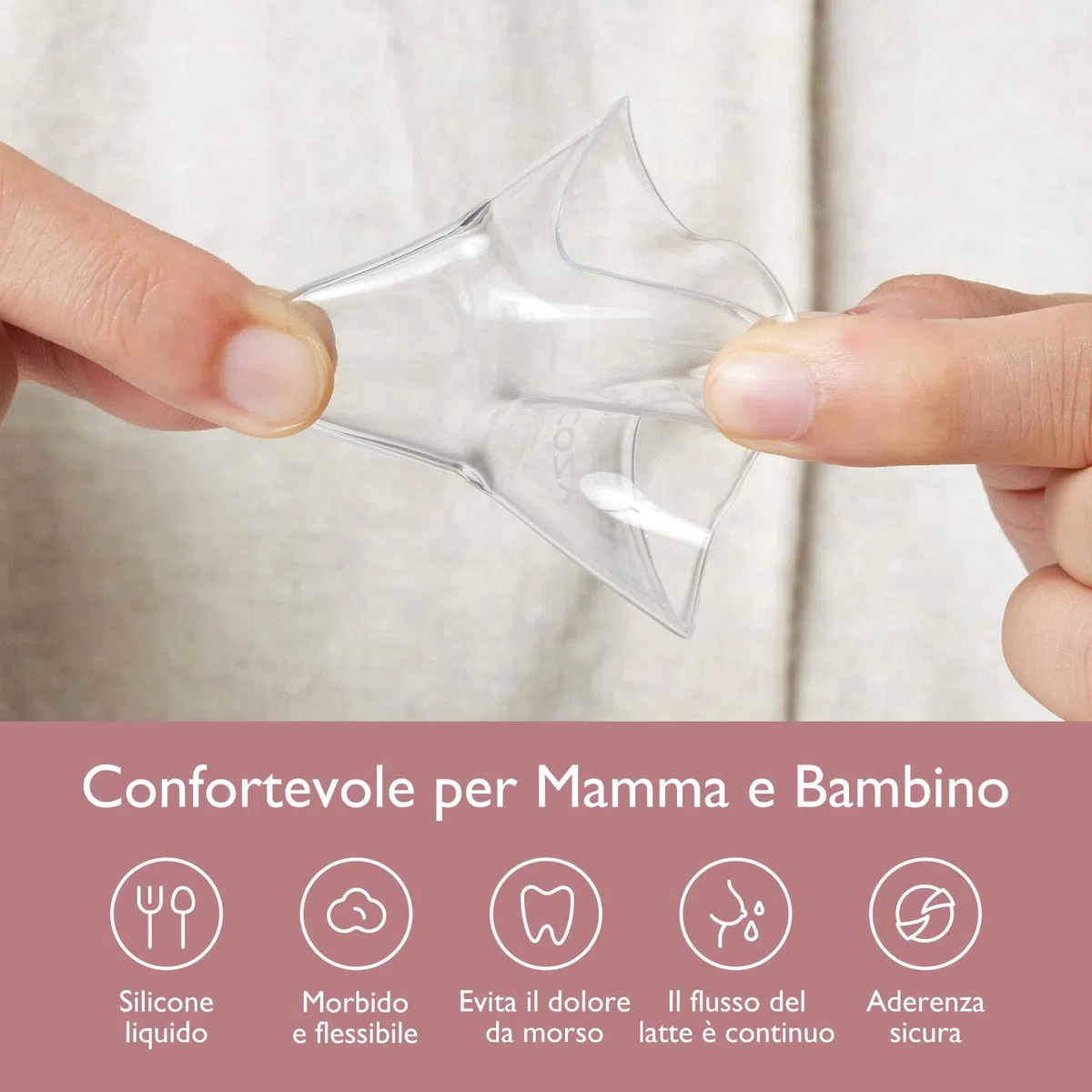 Momcozy Scudi per capezzoli, 100% silicone alimentare, ultra sottile e super morbido, realizzato senza BPA/BPS per difficoltà di allattamento, 20 mm