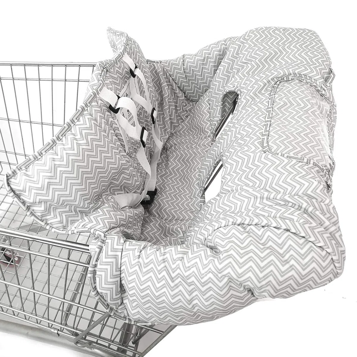 2 in 1 - Copertura per carrello della spesa per seggiolone, design portatile
