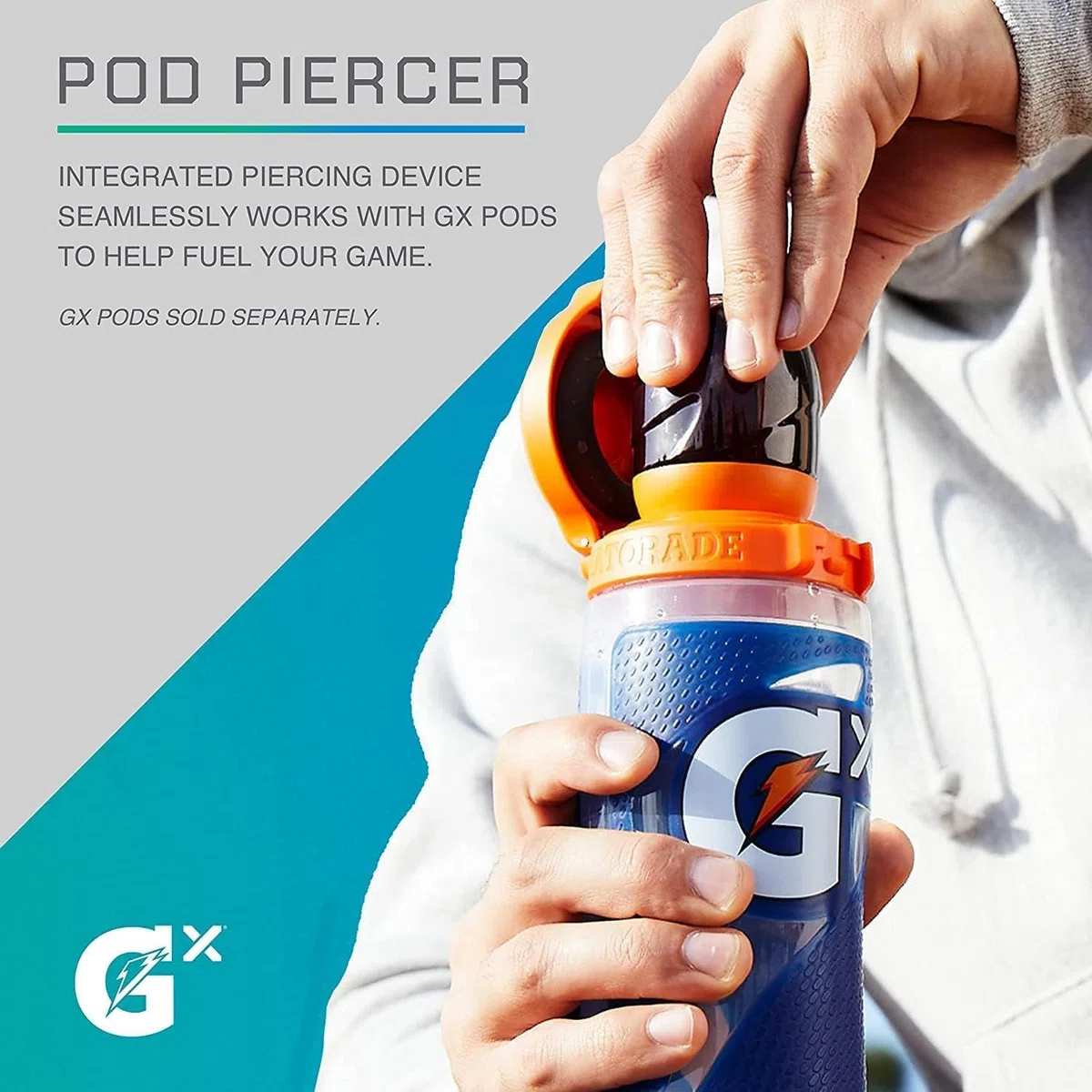 Gatorade Gx Bottiglia, Momentum Neon Blue