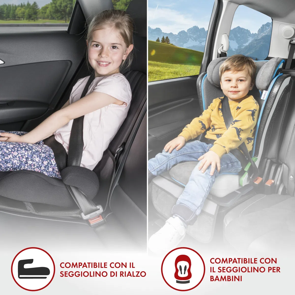 WALSER sottotappeto per seggiolino auto compatibile Isofix Tidy Fred, protezione antiscivolo per seggiolino auto