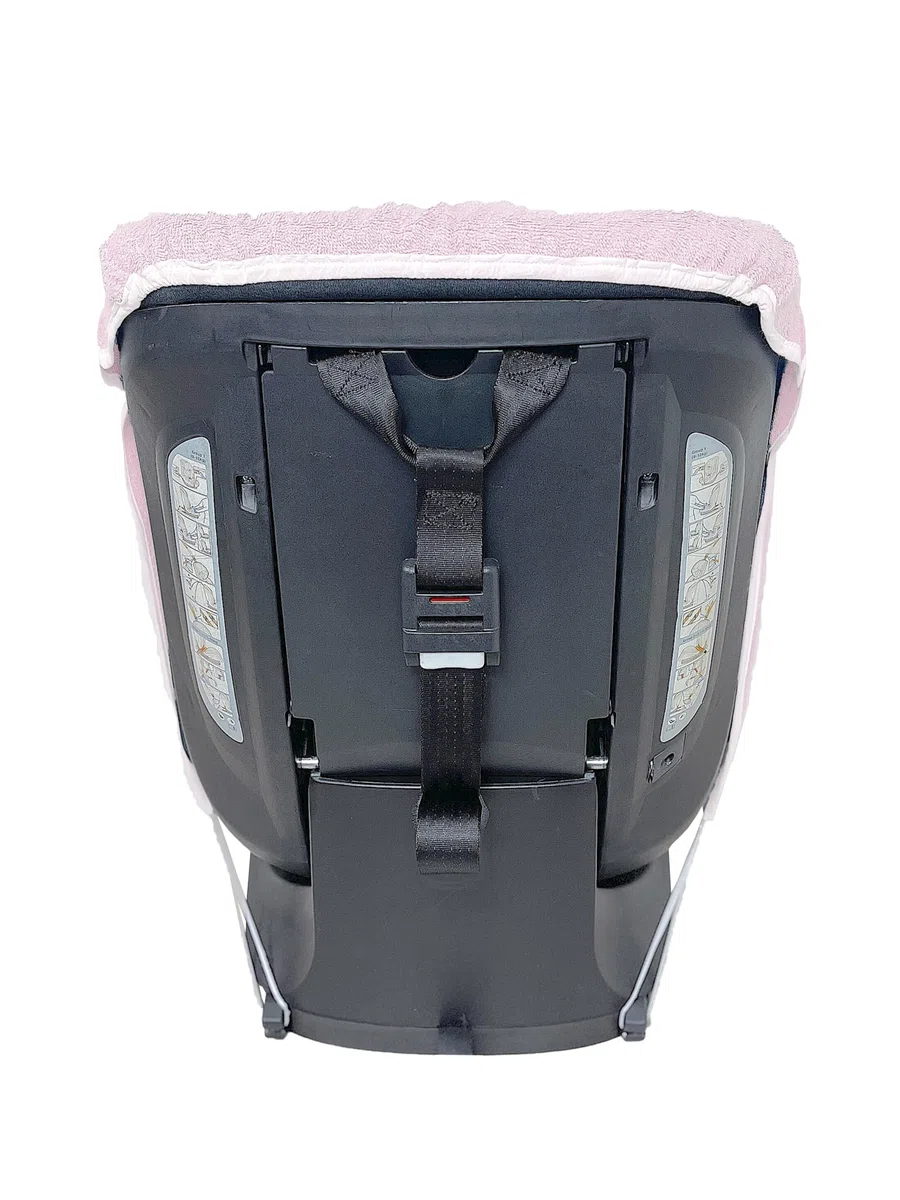 Andy & Helen 9001MAXI Copri Seggiolone Auto Spugna Maxi di Cotone 100% Copriseduta Universale, Antiallergico per Bambino e Neonato - Made in Italy (Rosa)