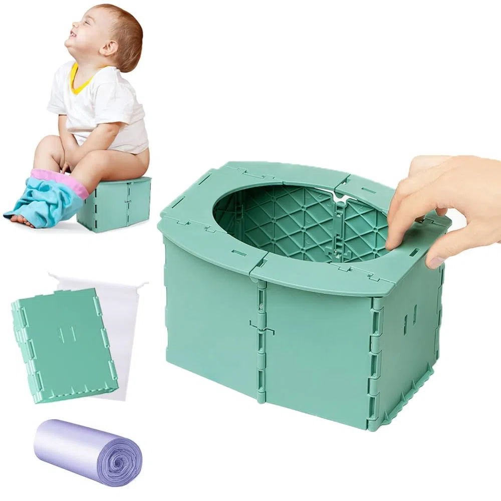 WC portatile per bambini, vasino pieghevole da viaggio, vasino pieghevole, vasino per bambini, vasino per bambini