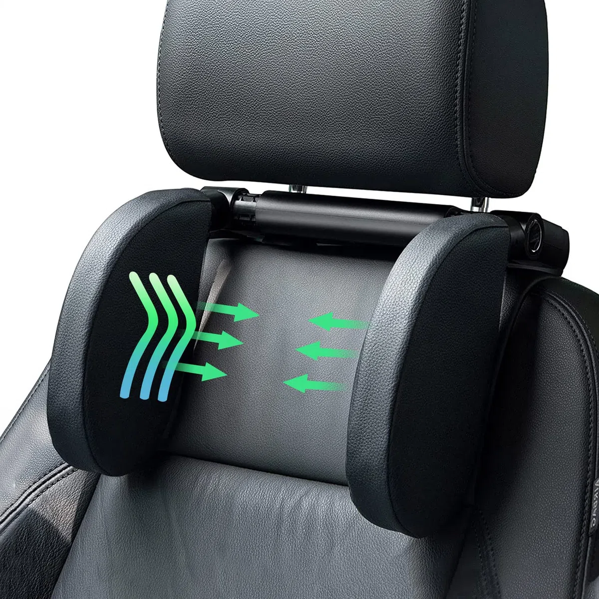 Poggiatesta per Auto per Bambini, Cuscino per Poggiatesta per Auto, Cuscino per Seggiolino Auto, Supporto per Collo Staccabile Retrattile Cuscino