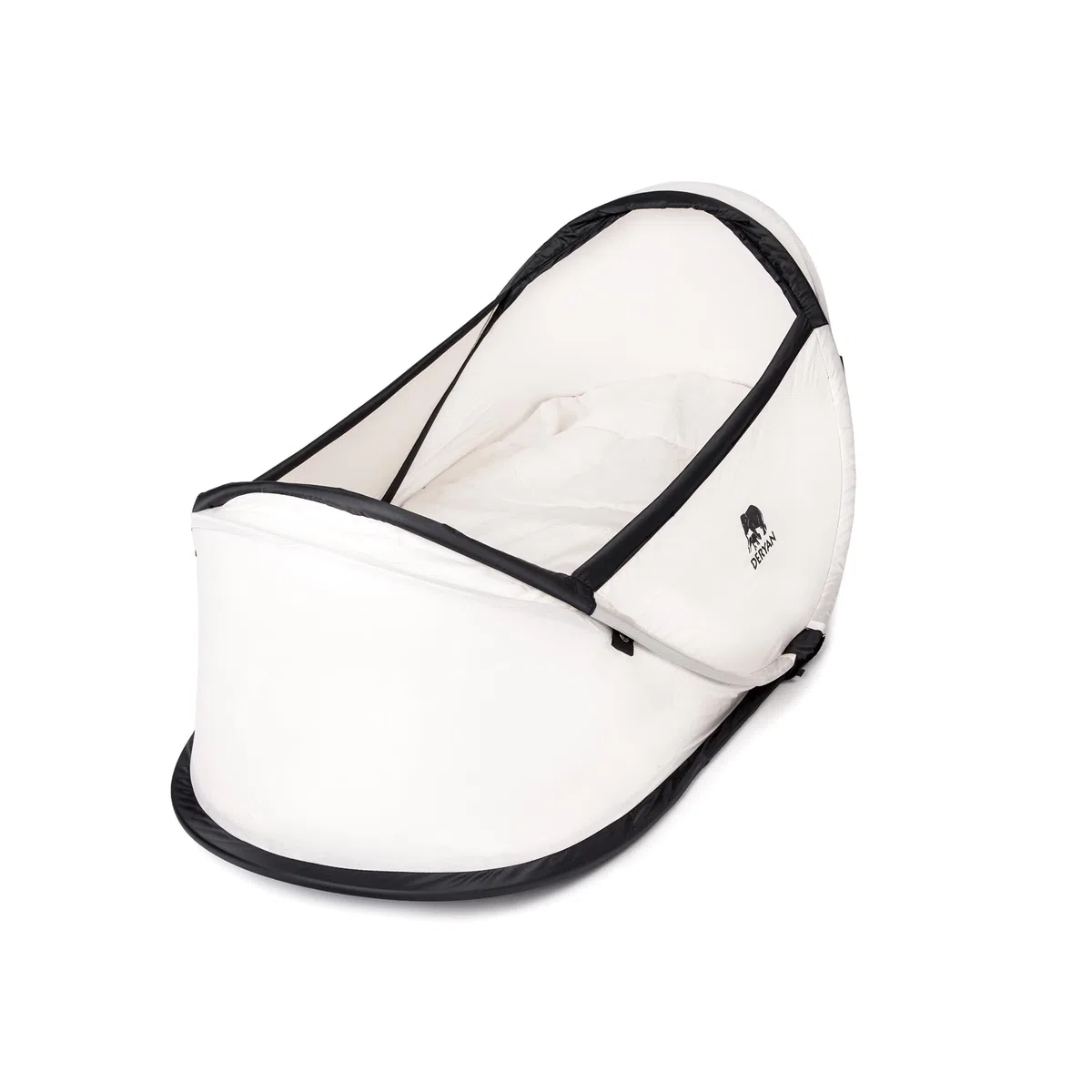 Deryan Lettino per neonati Lettino da viaggio pop-up - dalla nascita a 1,5 anni - Leggero e compatto - Si monta in 2 secondi - con zanzariera e borsa da viaggio - 98x60x32 cm
