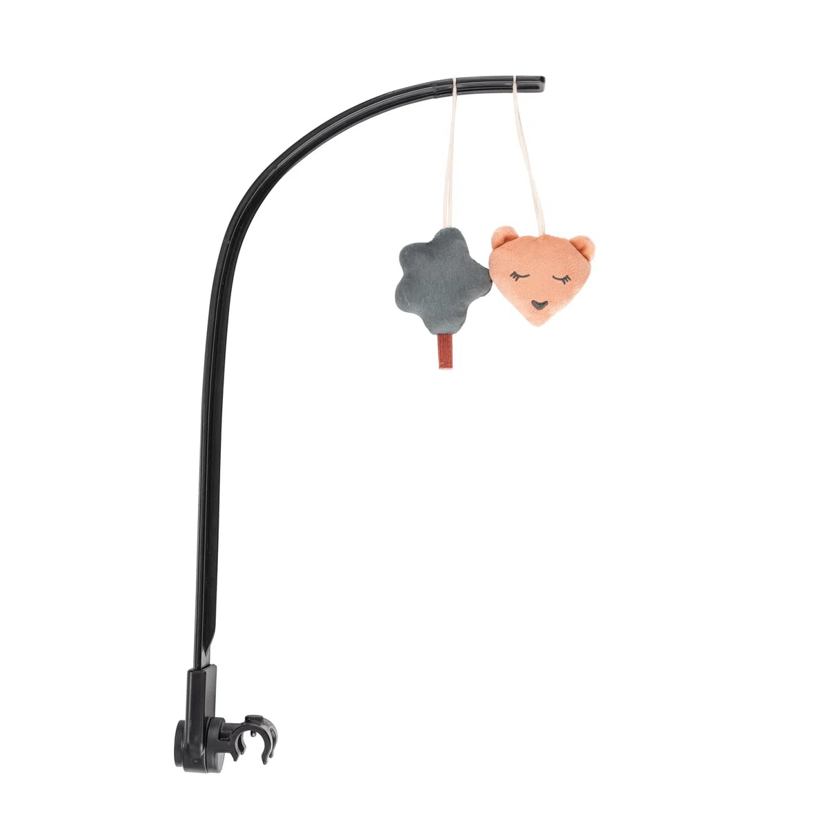 hauck Arco Giochi Neonato, Orso - Compatibile Solo con Sdraietta Highchair Bouncer (Non Adatto ad Altri Modelli) - Con Sonagli e Squeak - Facile da Fissare - Ruotevole