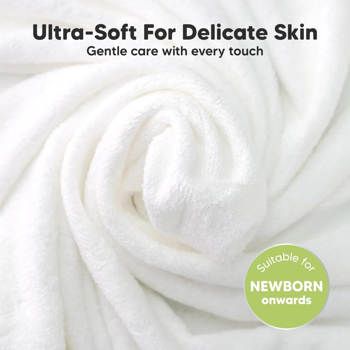 6pk Salviette bebè cotone per neonati - Salviette in mussola di cotone bio morbide per maschi, femmine, neonati, asciugamani bimbi, assorbenti e delicate per pelle sensibile (Nordic)
