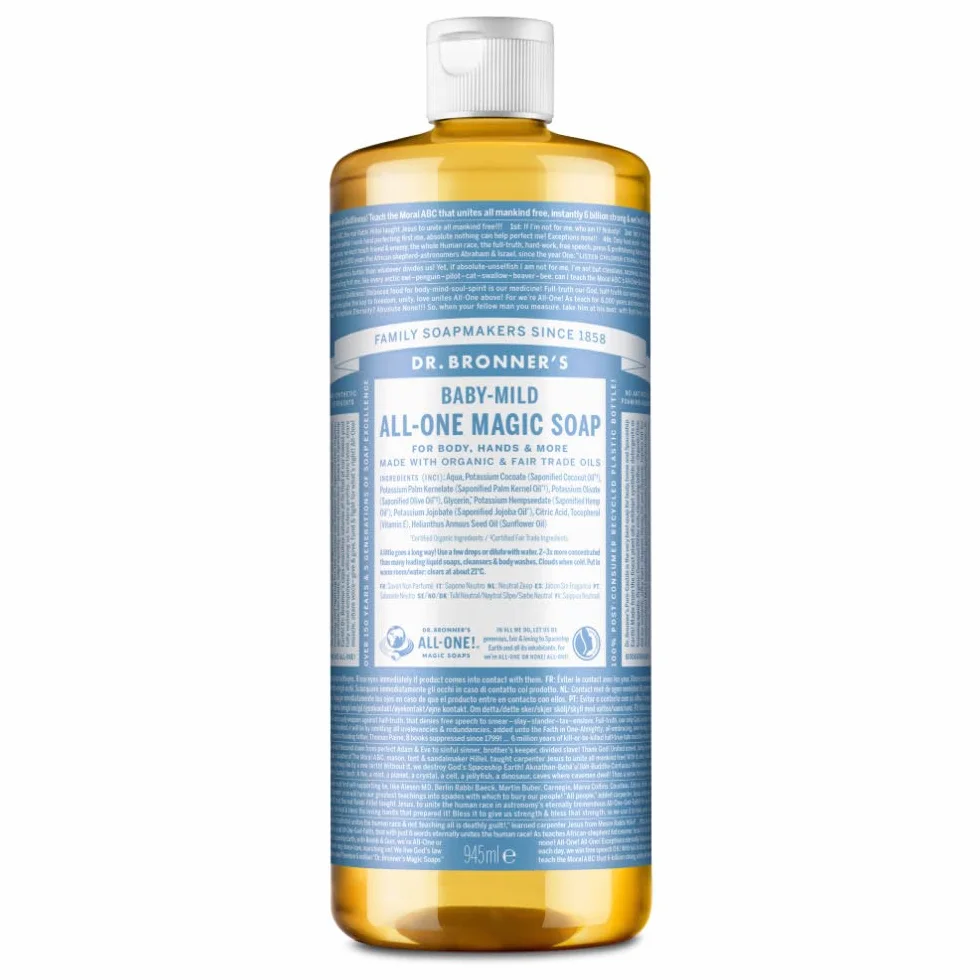 Dr. Bronner's Sapone Liquido Bio senza profumo 945 ml