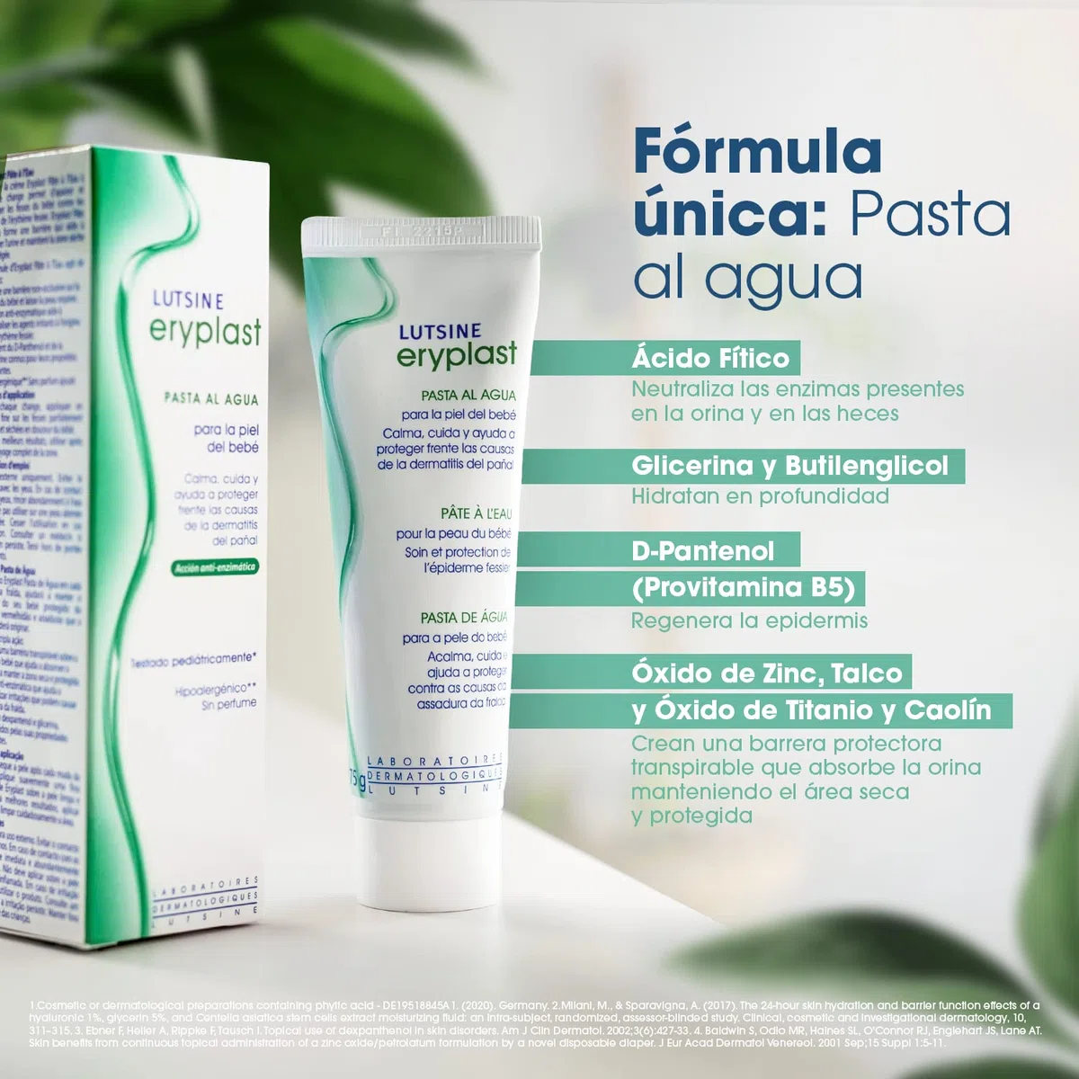 Lutsine Eryplast Pasta Al Agua - 125 gr