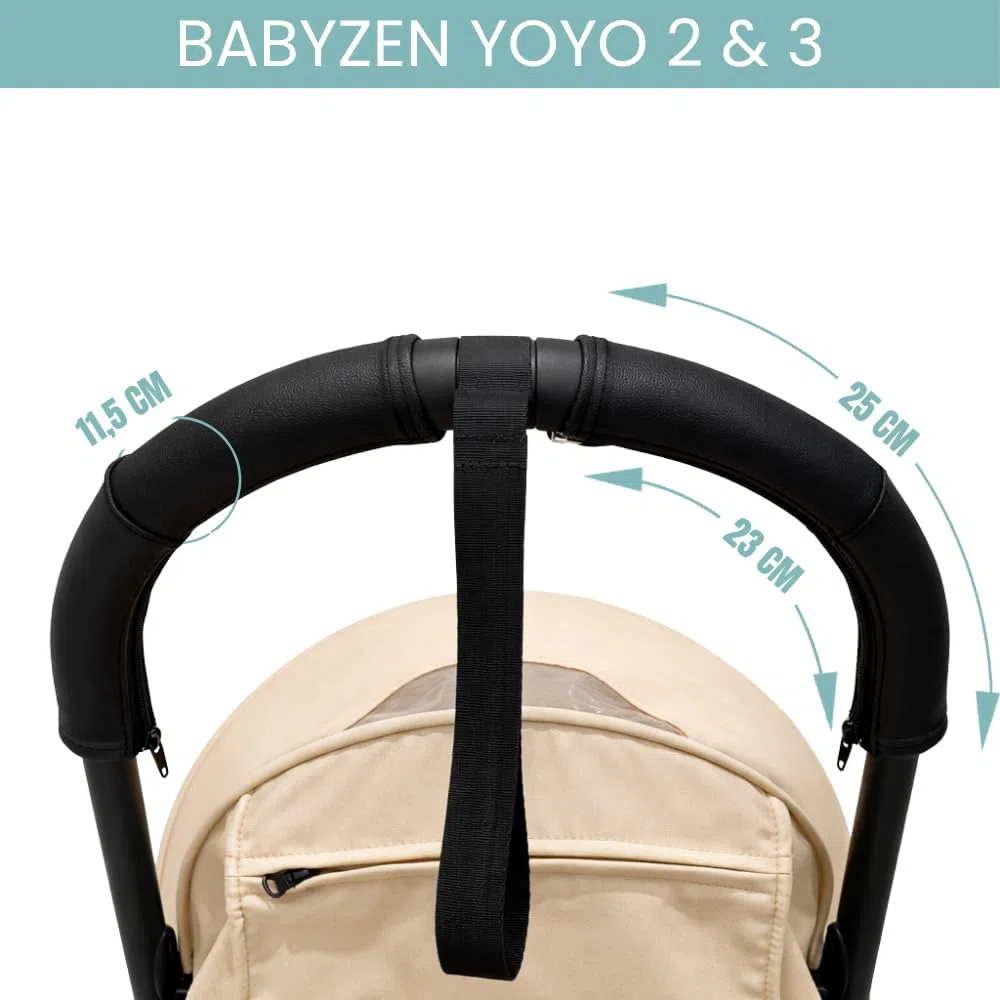 PROTEC TIF | Custodie in ecopelle compatibili con il manubrio Babyzen YOYO 2 - YOYO 3
