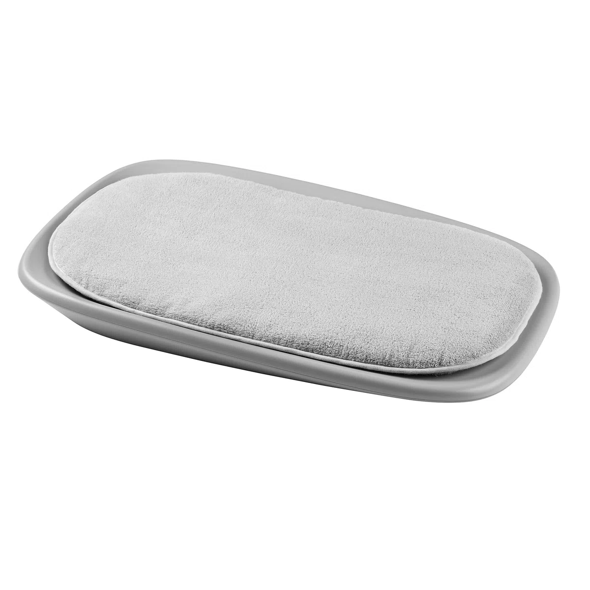 Nattou Cuscino Riduttore per Fasciatoio "Softy", Circa 62 cm, Cotone/Poliestere, Care, Grigio