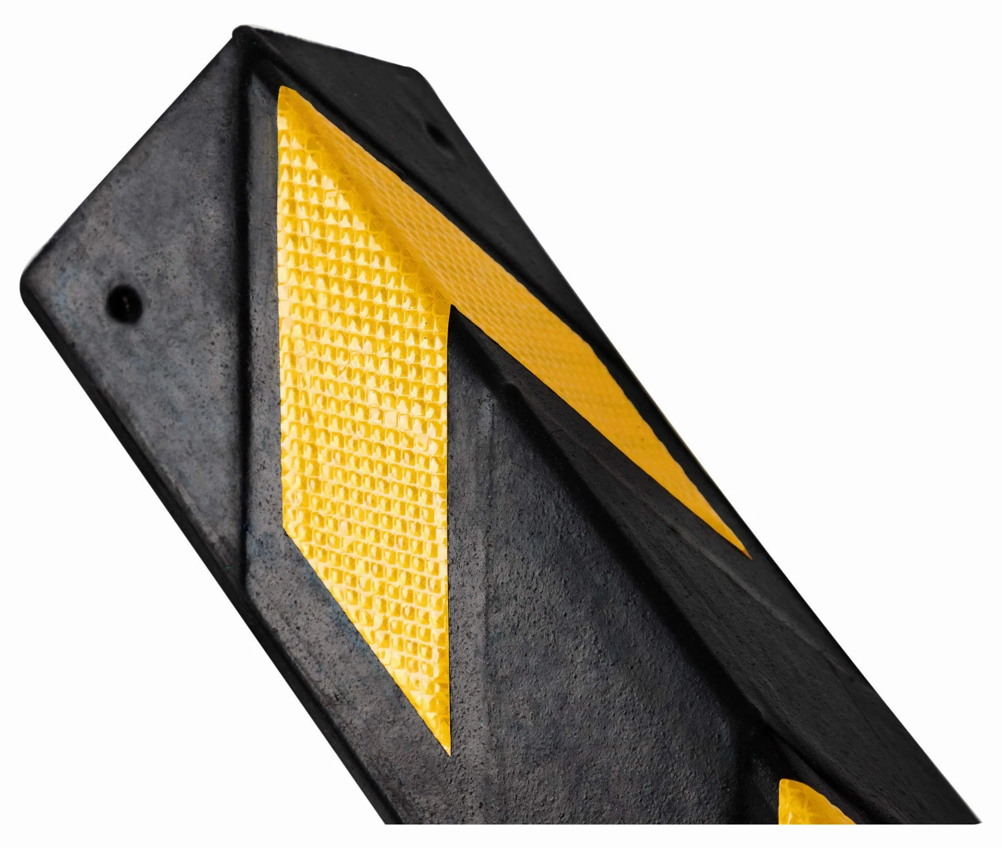 Set da 2 Stagecaptain KS-8010 Protezione Angoli - Protezione angoli in gomma flessibile - Lunghezza: 78 cm - Con riflettori - Nero/giallo