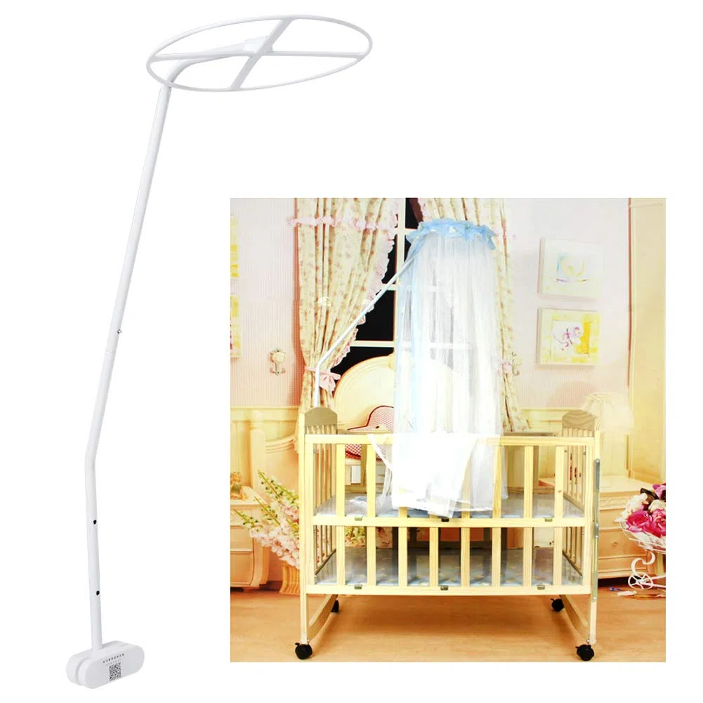 KIMISS Base para Mosquitero De Cuna De Mosquito Netporte Supporto per Zanzariera Set Clip su Culla Supporto per Baldacchino Cremagliera Accessori per Zanzariere