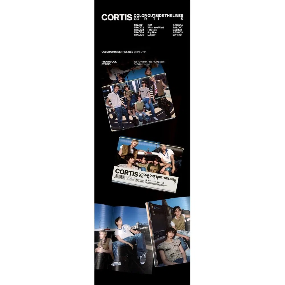 CORTIS - Album "Color Outside the Lines" (Scena 3 ver.) + 3 foto extra