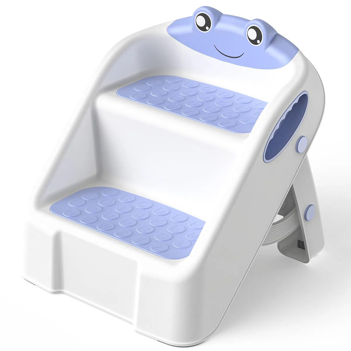 Sgabello Bambini, Scalino Per Bambini bagno Robusto Scaletta a 2 Gradini per Bagno, Lavandino e Toilette, Compatta e Antiscivolo per Bagnos, Cucina, WC e Lavandino, Sopporta Fino a 90 kg