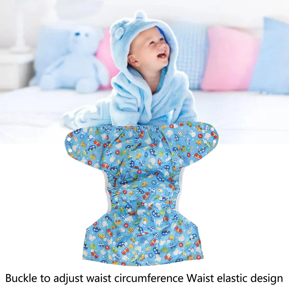 Pannolini Tascabili in Stoffa per Bambini 6 a 10 Anni, Pannolini per Bambini a Tenuta Stagna, Comfort Elastico, Vestibilità Comoda, Riutilizzabili e Lavabili, Morbidi e (H06)