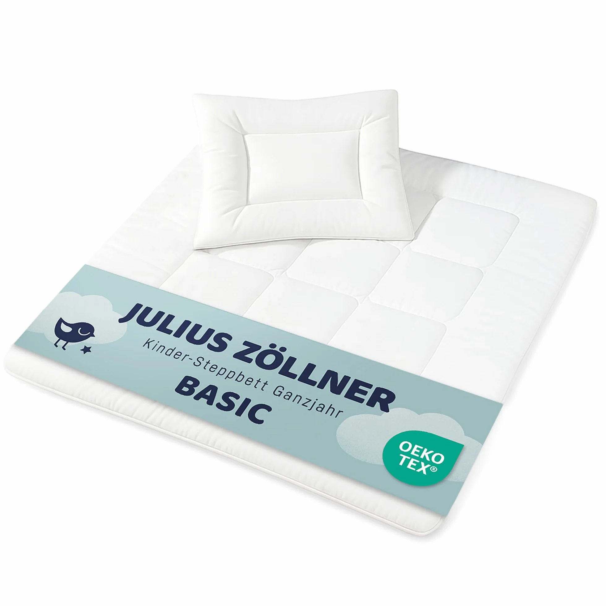 Julius Zöllner, nel settembre del piumino e cuscini per i bambini di base, bianco (weiss) 80 cm x 80 cm, 35 cm x 40 cm